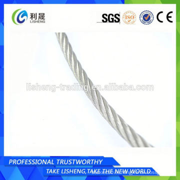 Cable de acero de acero de 6x19